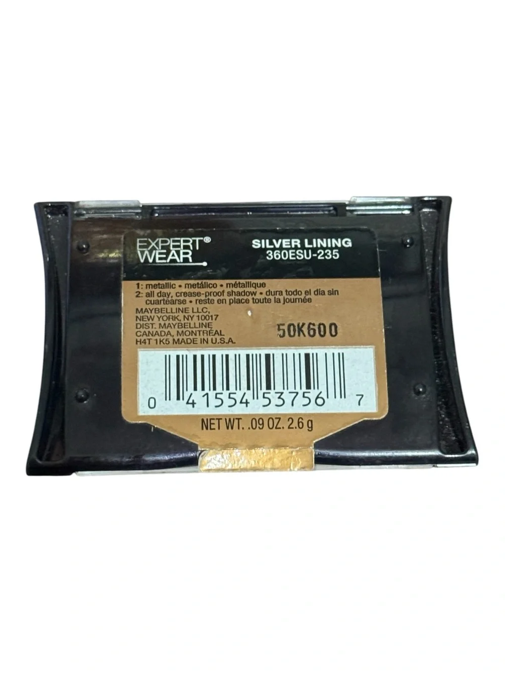 Maybelline Expert Wear Eyeshadow Shimmer 235S SILVER LINING Metallic Silver NEW